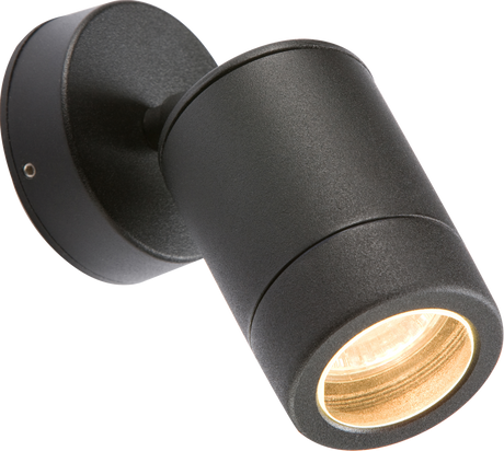 230V IP65 GU10 Adjustable Black Wall Light