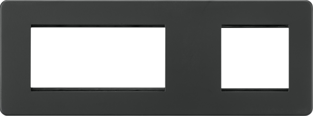 6G Modular Faceplate (2G + 4G) - Anthracite