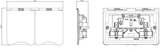 Secondary image of 13A 2G Unswitched Floor Socket