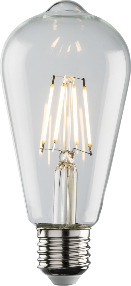 230V 4W LED ES Clear ST64 Filament Lamp - Dimmable Warm White