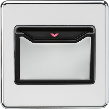 32A 1G Key Card Switch - Polished Chrome - ML Accessories