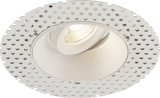 Odan Single Tilt Round Trimless Downlight White