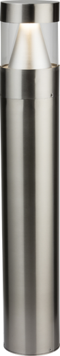 Knightsbridge 230V IP65 15W IK07 Stainless Steel LED Bollard 950mm