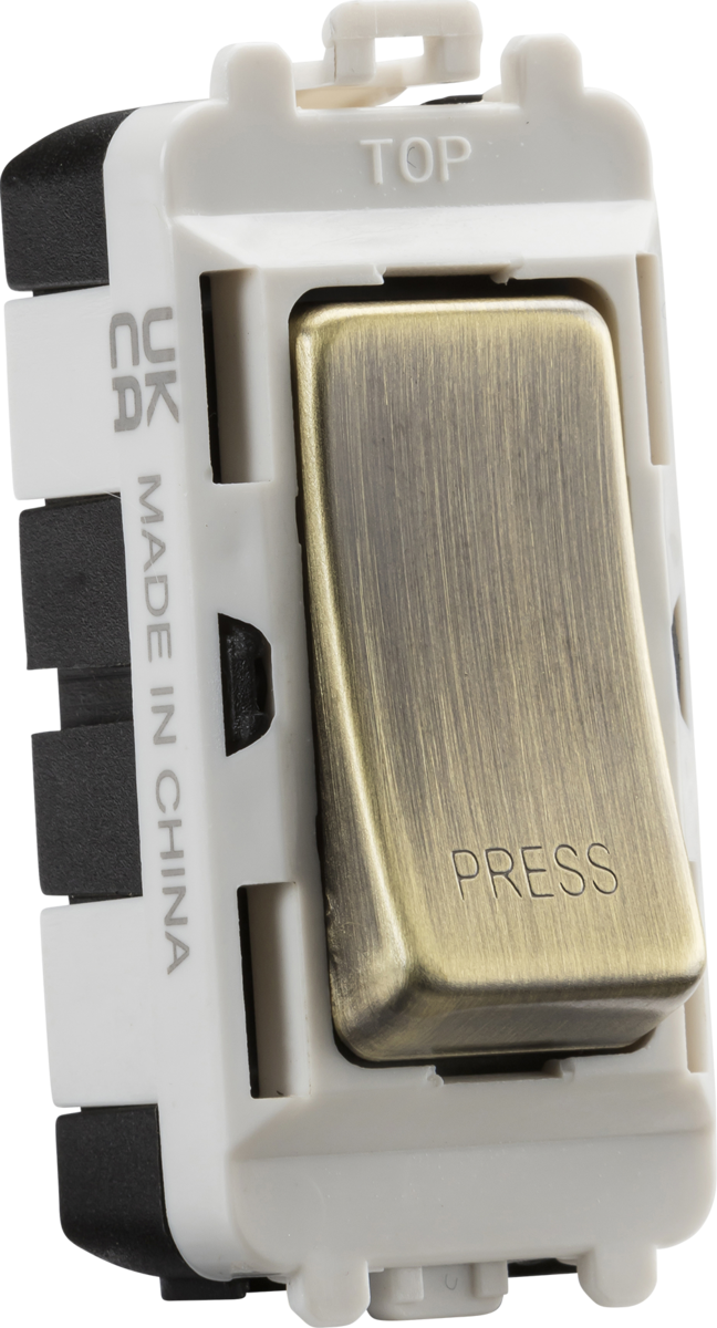 ML Accessories 20AX 2 Way Retractive Module - Antique Brass