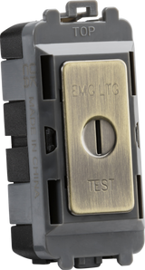 20AX 2 Way SP Key Module - Antique Brass