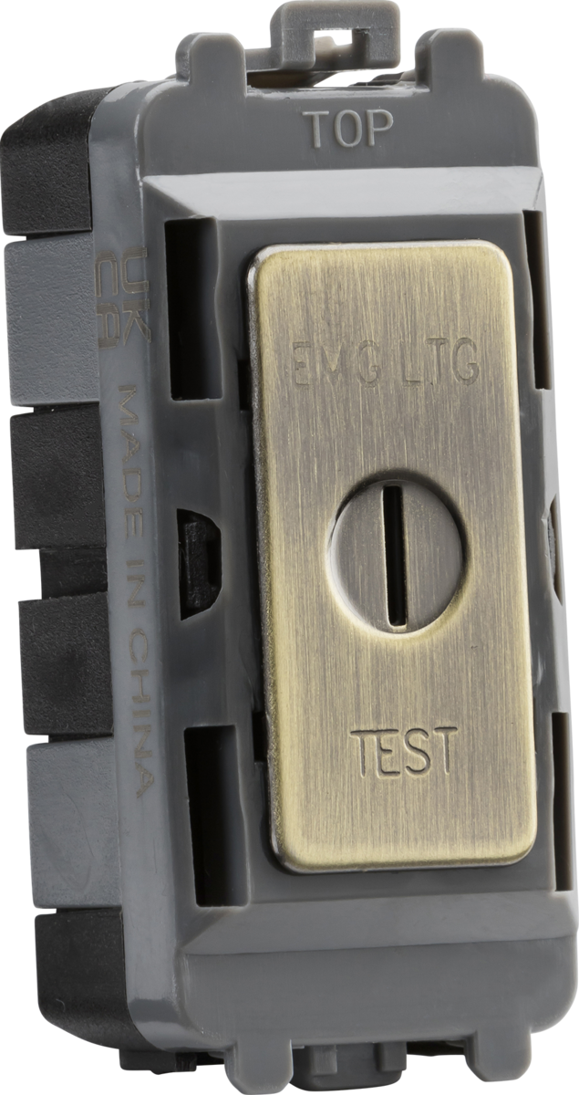 20AX DP Key Module - Antique Brass