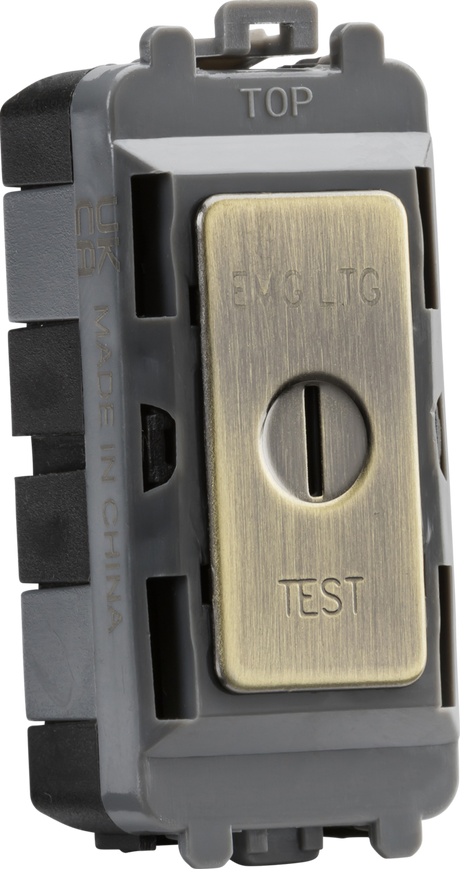 20AX DP Key Module - Antique Brass