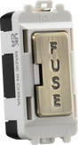 Knightsbridge 13A Fused Module - Antique Brass