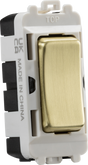 20AX 2 Way SP Module (Centre Off) - Brushed Brass
