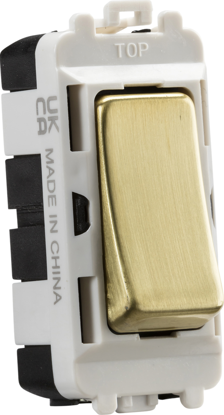 Knightsbridge 20AX Intermediate Module - Brushed Brass