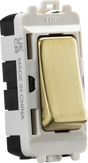 Knightsbridge 20AX Intermediate Module - Brushed Brass