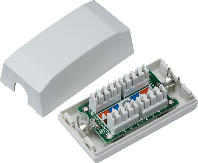 UTP CAT6 Junction Box for network connections