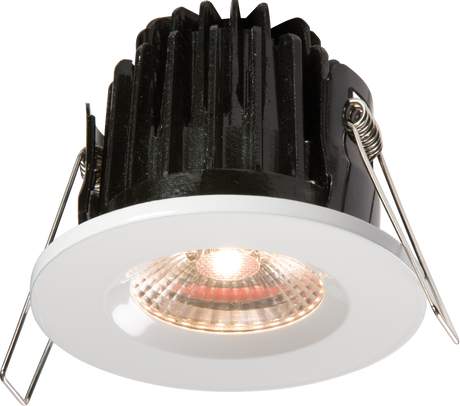 IP65 7W LED Downlight with White Round Bezel