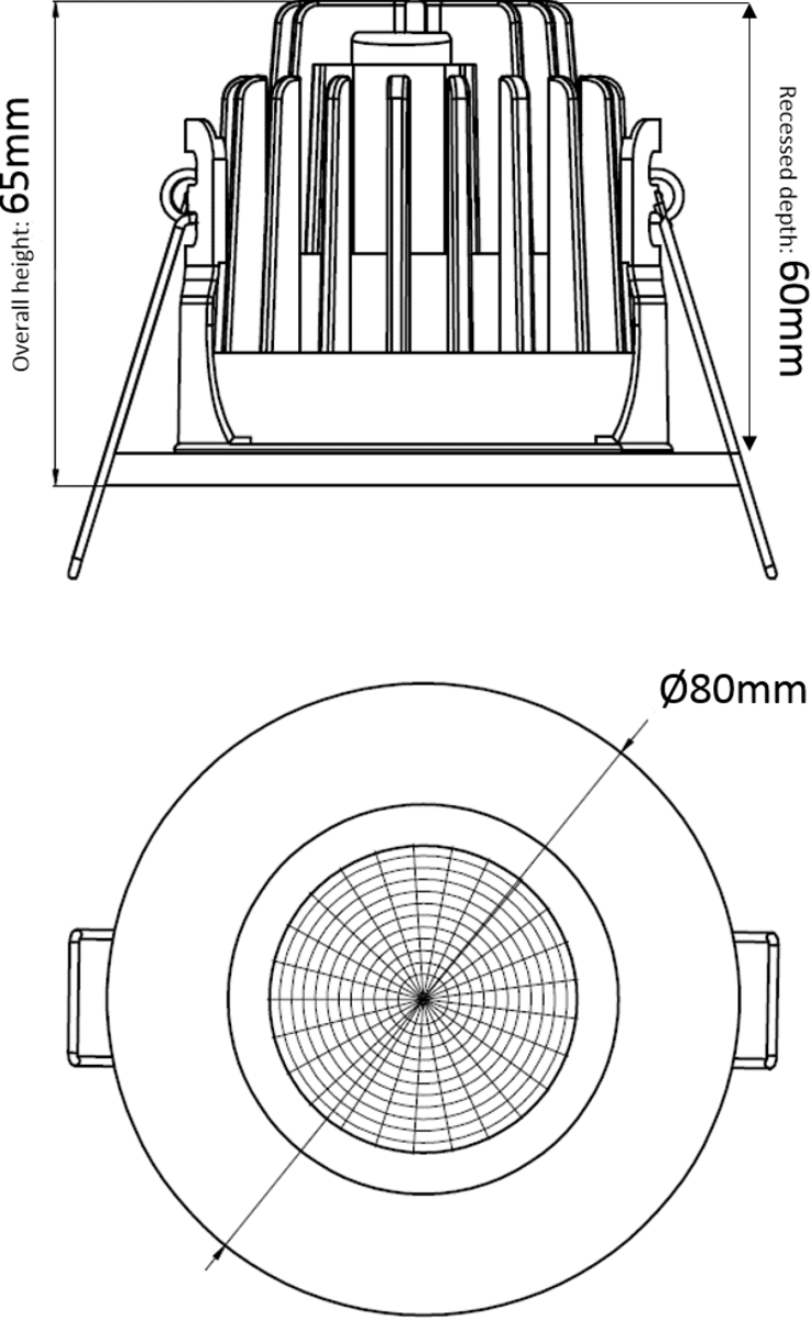 IP65 7W LED Downlight Image