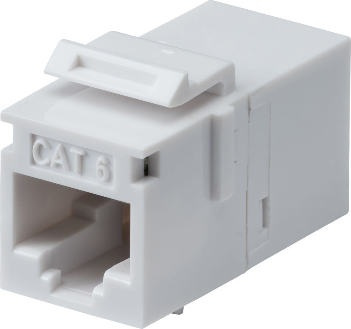 UTP CAT6 RJ45 In-Line Coupler - White