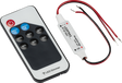 12V In-line RF Dimmer Controller and Remote for LED Flex Lighting