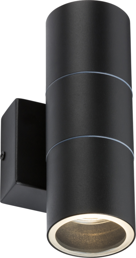IP54 GU10 Up and Down Wall Light - Black
