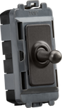 20AX Intermediate Grid Toggle Switch - Smoked Bronze by Knightsbridge