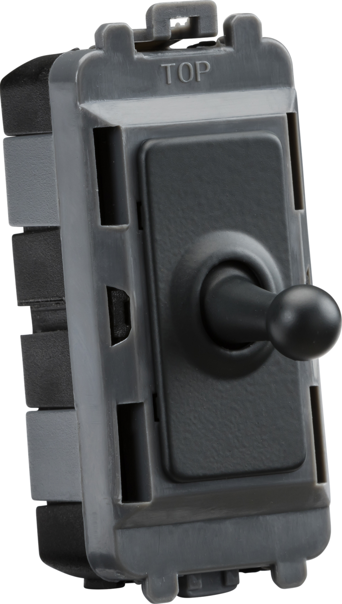 20AX Intermediate Grid Toggle Switch - Anthracite