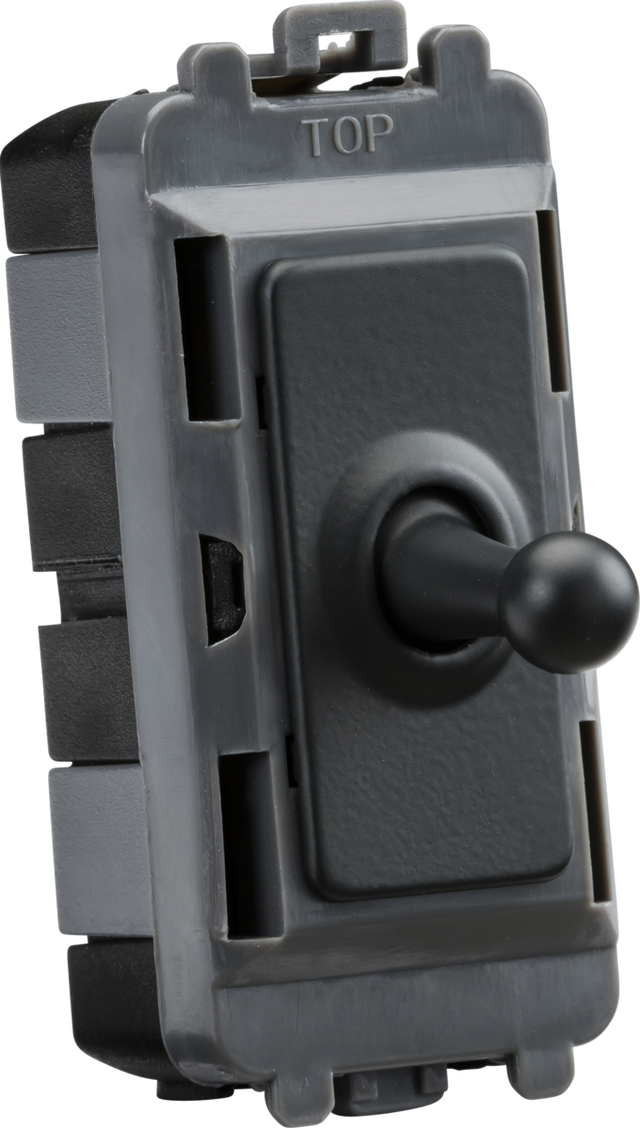 20AX Intermediate Grid Toggle Switch - Anthracite