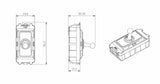 20AX Intermediate Grid Toggle Switch - Additional View