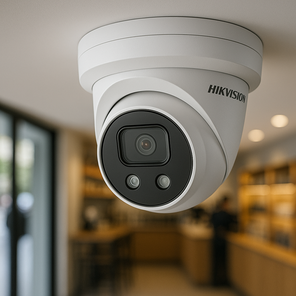 HikVision: DS-2CD2346G2-IU(4MM)(C), 4MP Darkfighter Turret Camera, Built-In Mic, 12V DC, PoE, Night Vision, IP67