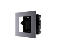 HikVision: DS-KD-ACF1/PLASTIC, Flush Mount Bracket, Modular Door Station Accessory, Aviation Aluminium